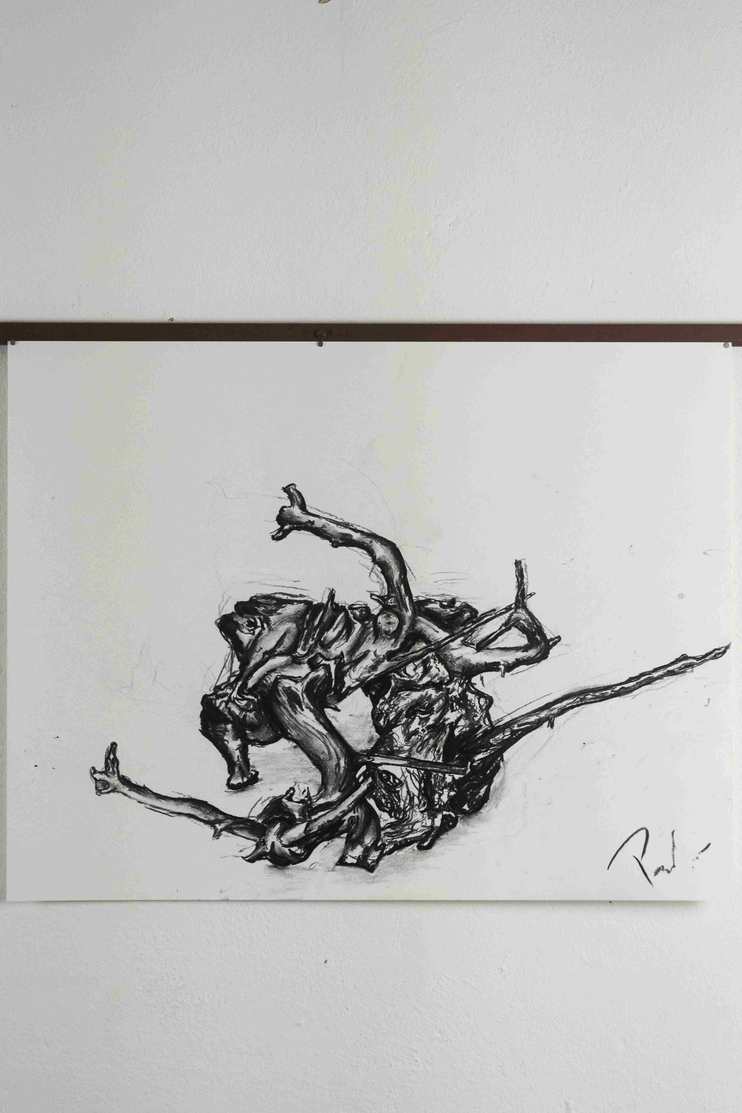 Organik 5,
Kohlezeichnung,
DinA2,
2023