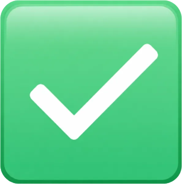 Checkbox verte