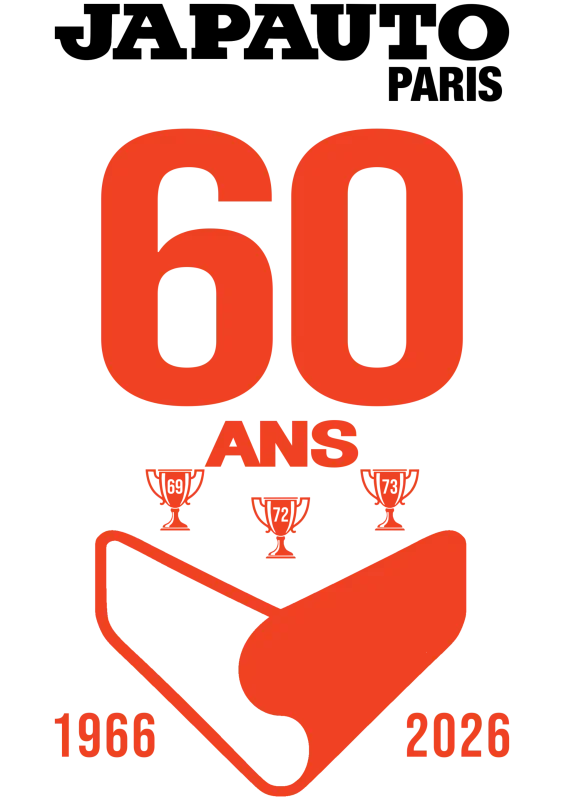 Logo JAPAUTO 60 ANS - 1966 - 2026