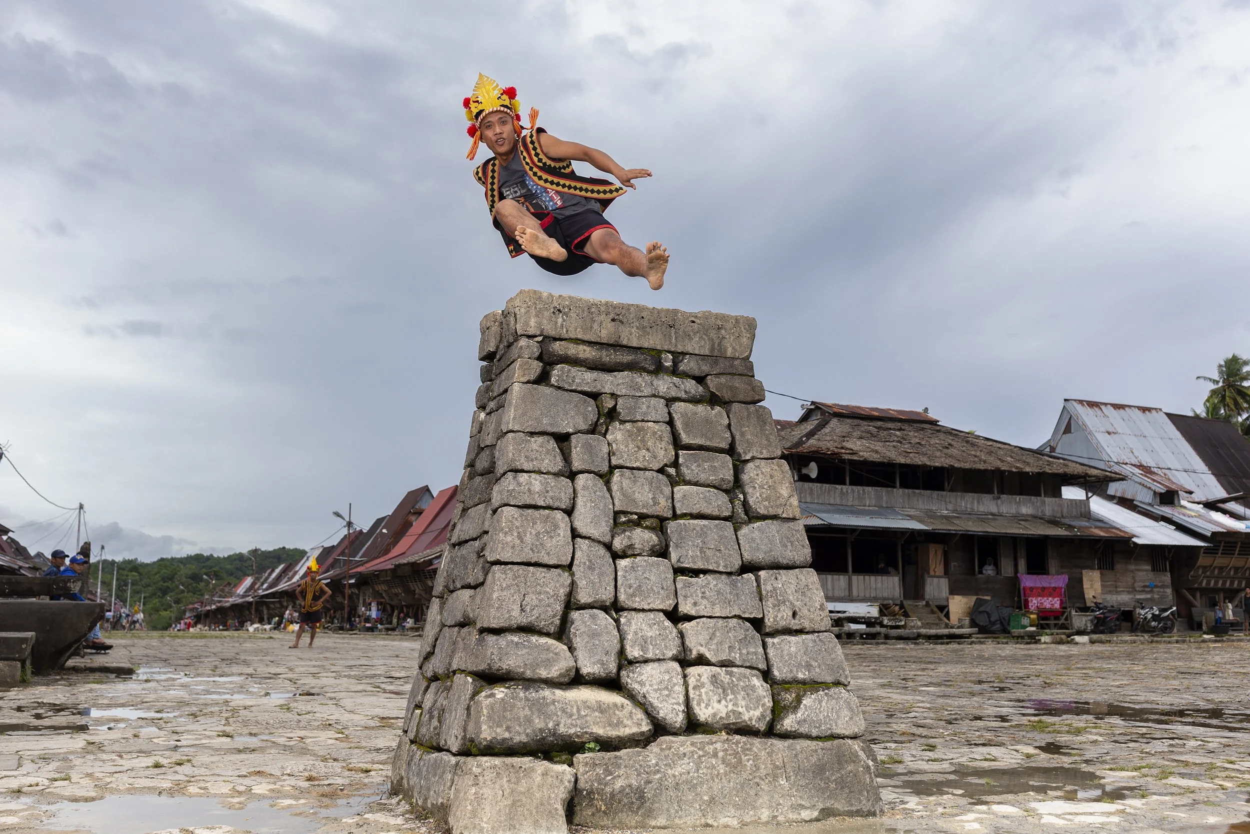 Traditional Stone Jumping