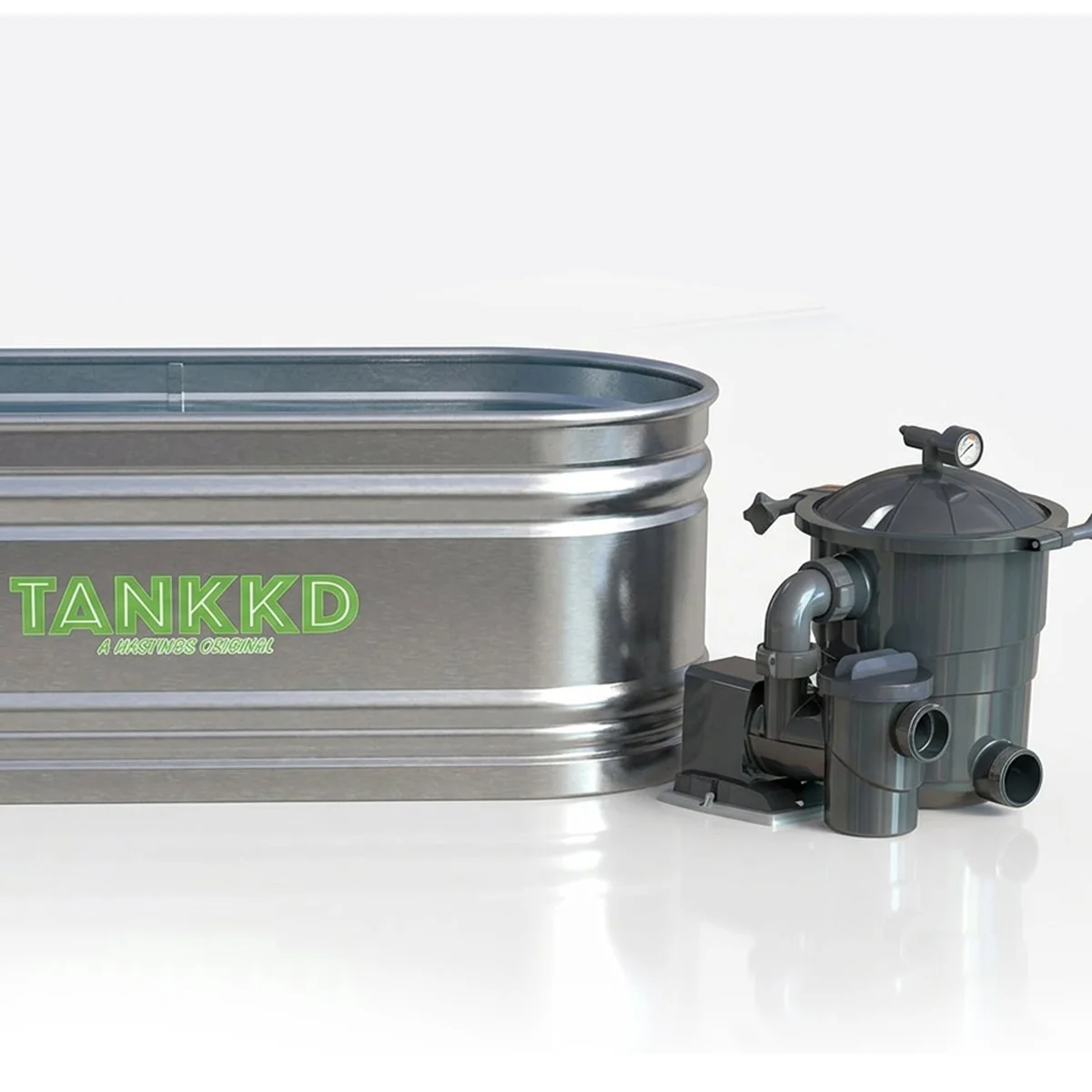 The Oval Ice Bath + Filter Package