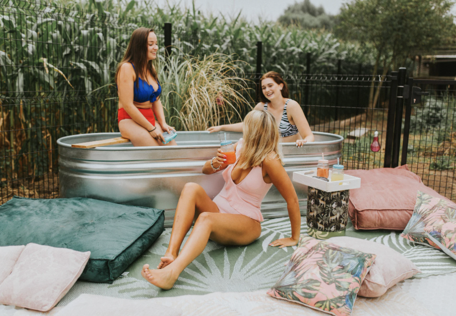 7ft OVAL HEATED GARDEN POOL PACKAGE