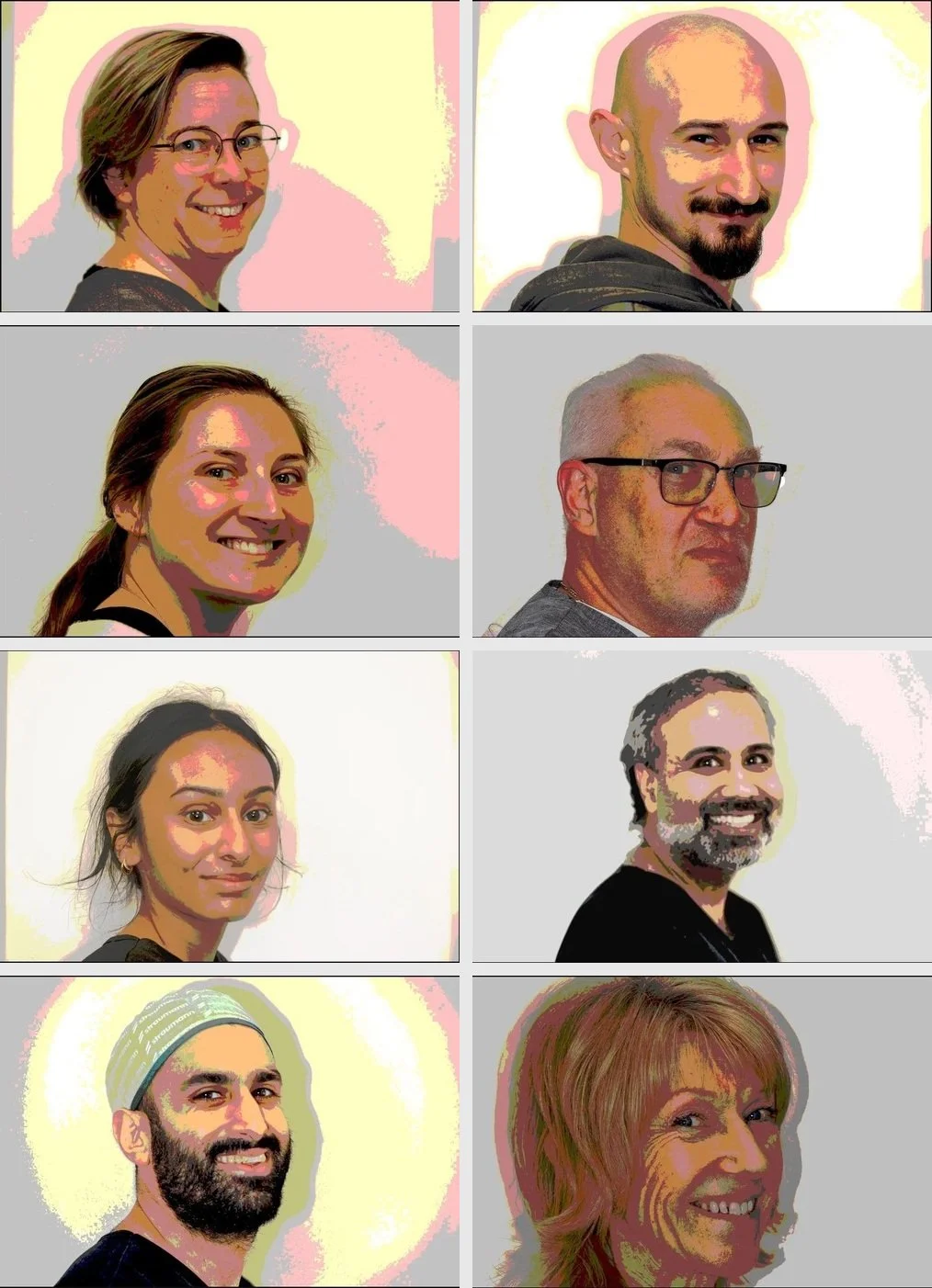 ADP44 dental laboratory team: Katie, Dan, Rhiann, Philip, Tia, Dr Vik, Dr Chan and Su.