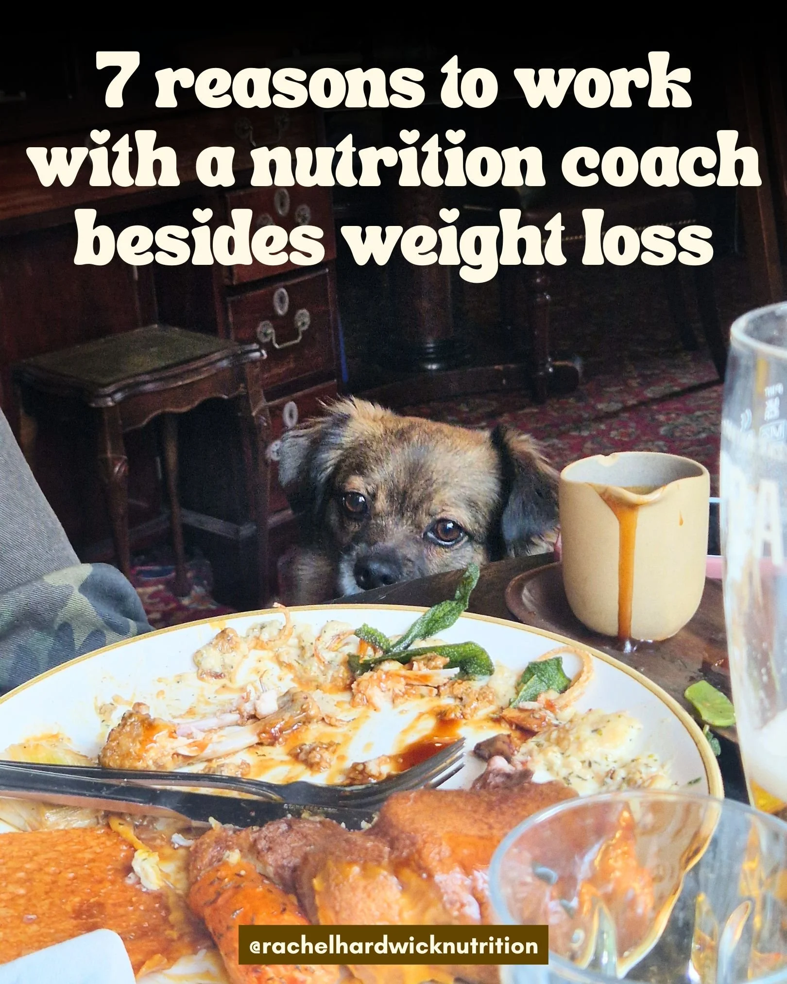 There's so much more to working on your nutrition than just focusing on your weight! I'm more than happy to work with clients who have a weightloss goal, but there are plenty of other reasons why you might feel like you need some help.

Do any of the