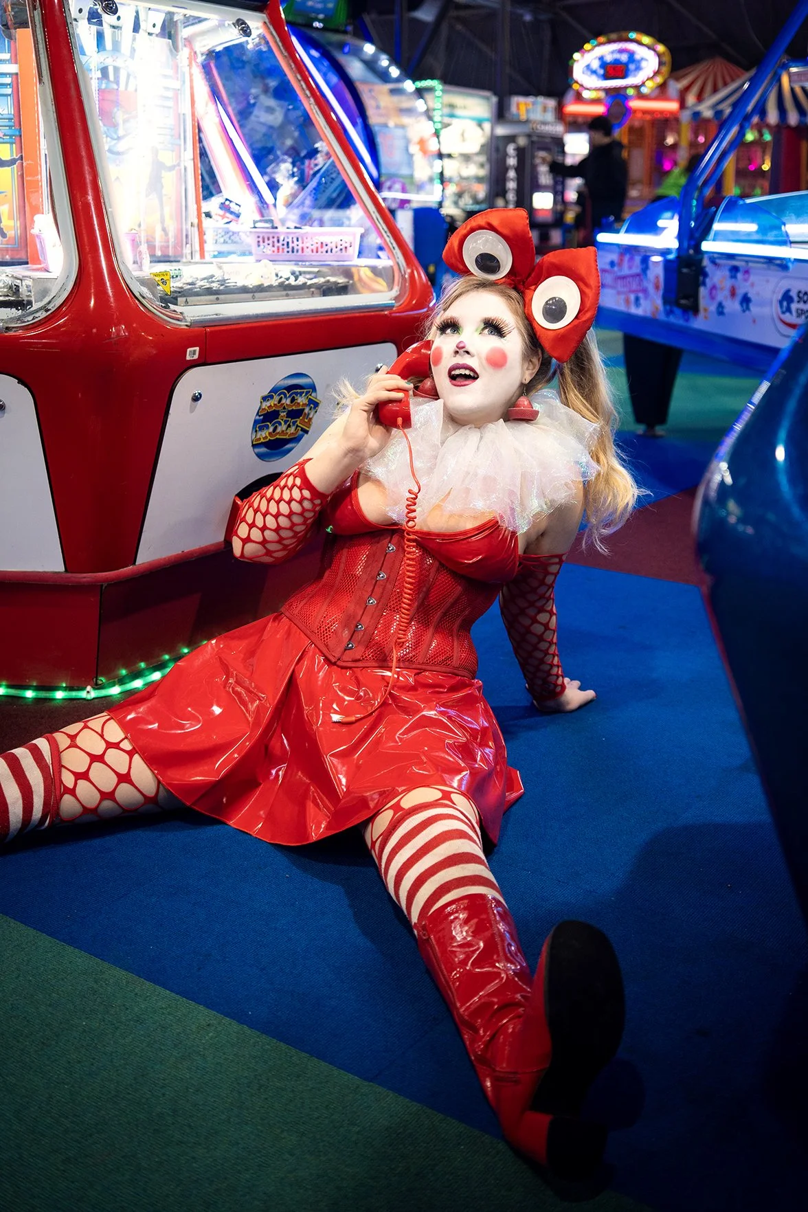 DJ Cant Say No, photographed on Brighton Pier in 2025