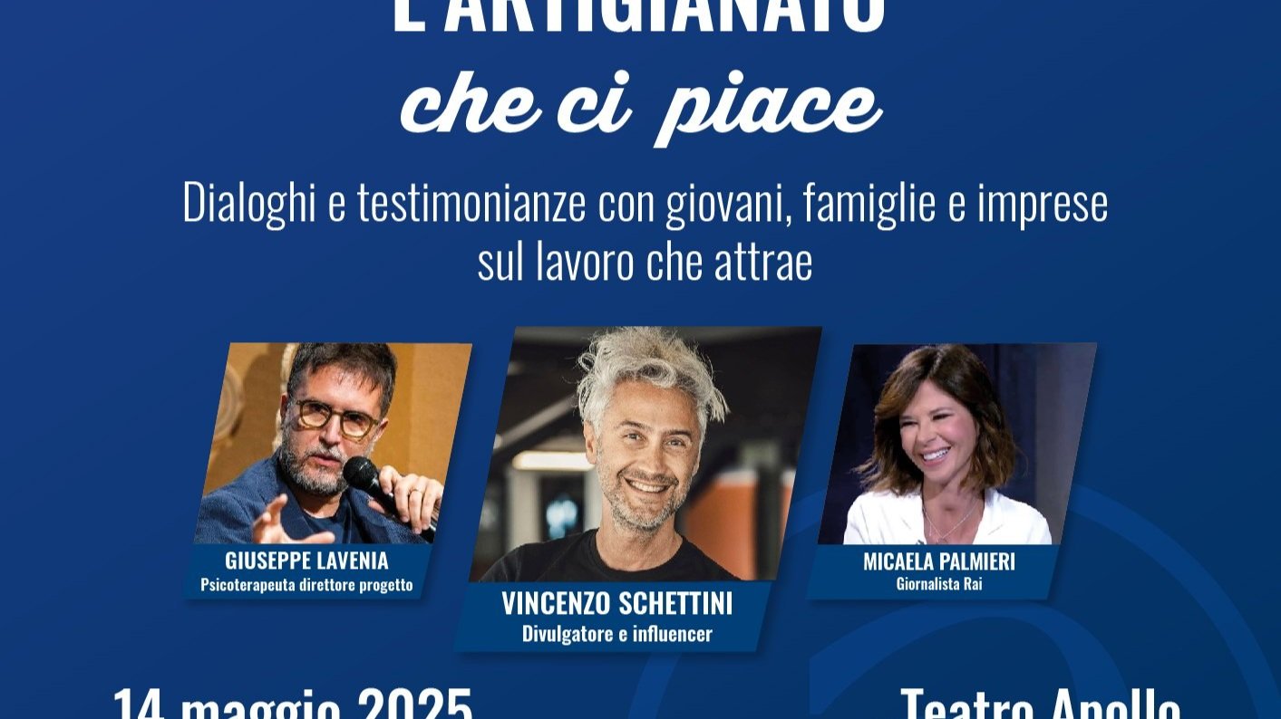 Vincenzo Schettini a Lecce con “L’Artigianato che ci Piace”