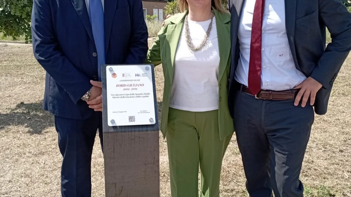 Andria scopre le targhe di quattro testimoni di legalità