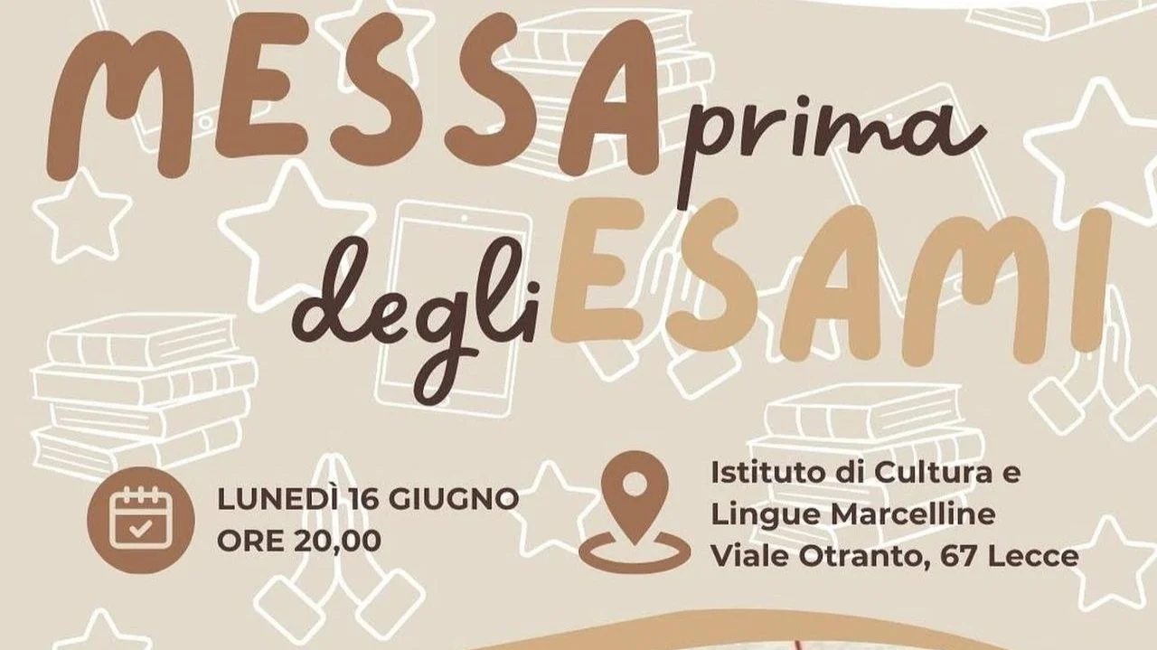 MESSA PRIMA DEGLI ESAMI A LECCE
