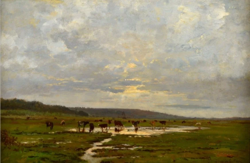 ROZIER Troumpeau de vaches à la mare.jpeg