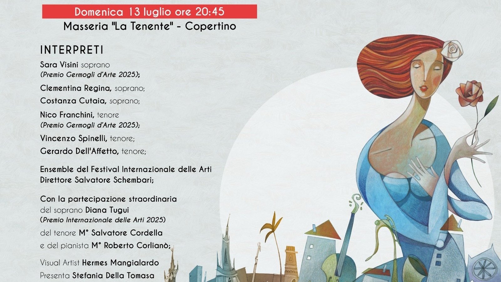 "Sogno in arte", gran gala lirico con l'Accademia "Germogli d'arte"