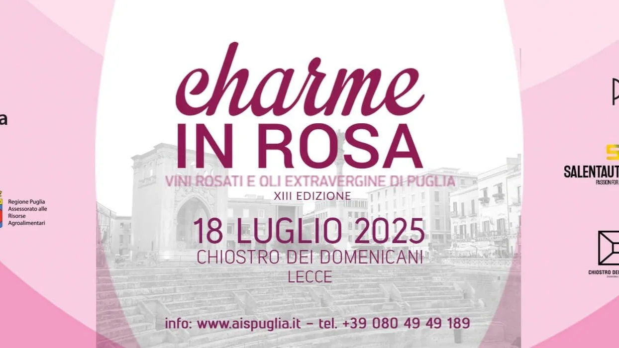 Torna domani al Chiostro dei Domenicani di Lecce "Charme in rosa"