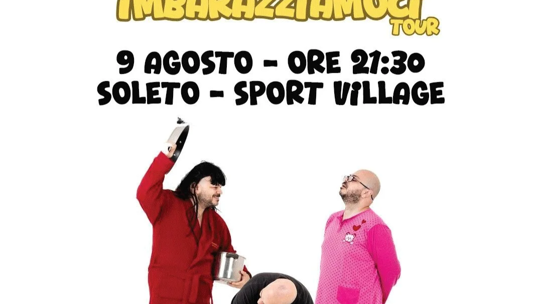 Sabato 9 agosto a Soleto arriva lo spettacolo di Mandrake, “IMBARAZZIAMOCI”!