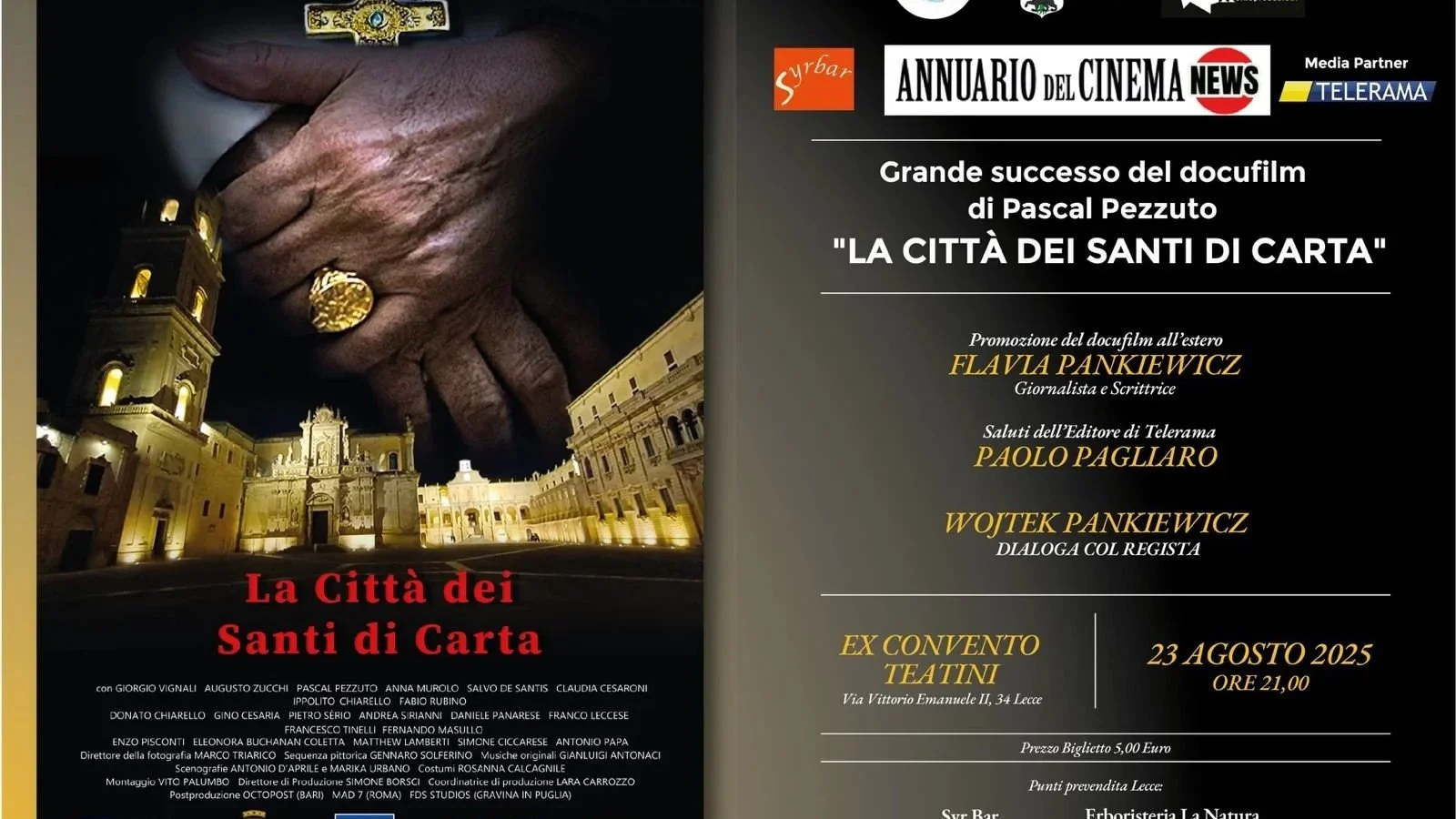 LA CITTA’ DEI SANTI DI CARTA