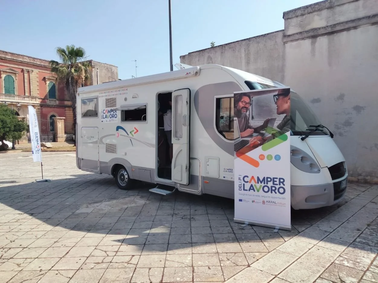IL CAMPER DEL LAVORO, SPORTELLO MOBILE DEI CENTRI PER L’IMPIEGO