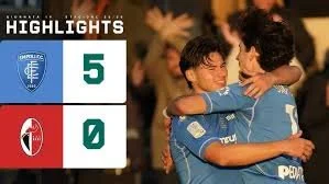 Empoli-Bari 5-0 : ritorno amaro per Vincenzo Vivarini sulla panchina biancorossa&nbsp;