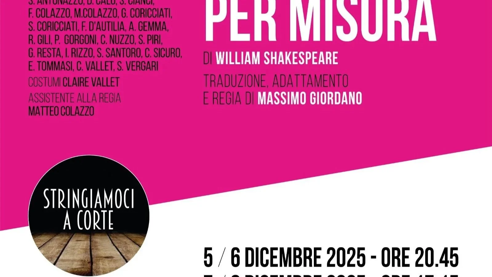“MISURA PER MISURA”, IL GENIO DI SHAKESPEARESPIEGA (E IRRIDE) IL DESIDERIO SESSUALE A MAGLIE