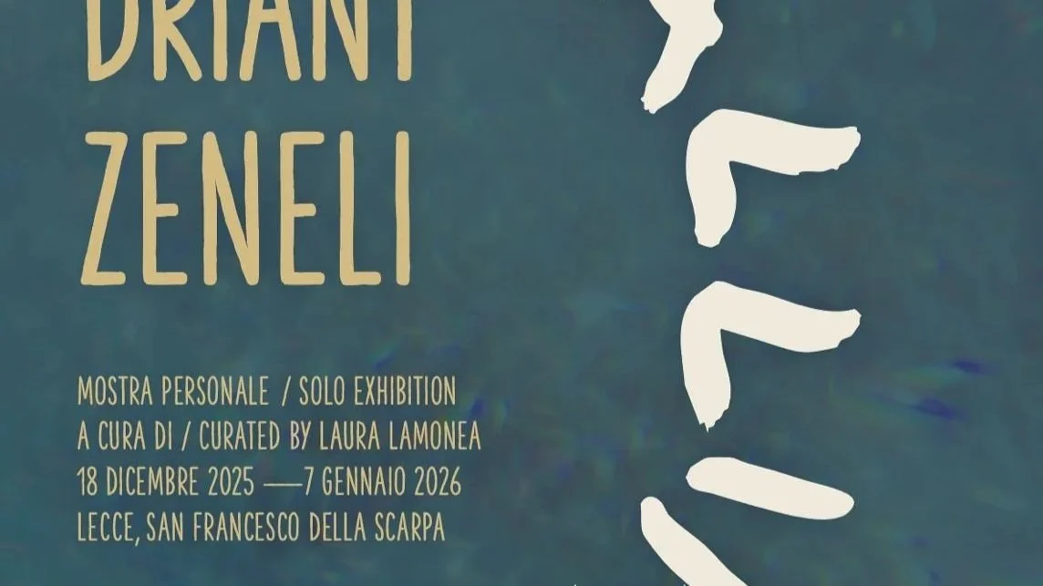 L'artista visivo albanese Driant Zeneli inaugura la mostra Falling nel complesso di San Francesco della Scarpa