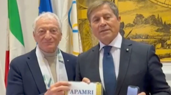 APAMRI nomina il presidente del CONI Luciano Buonfiglio presidente onorario