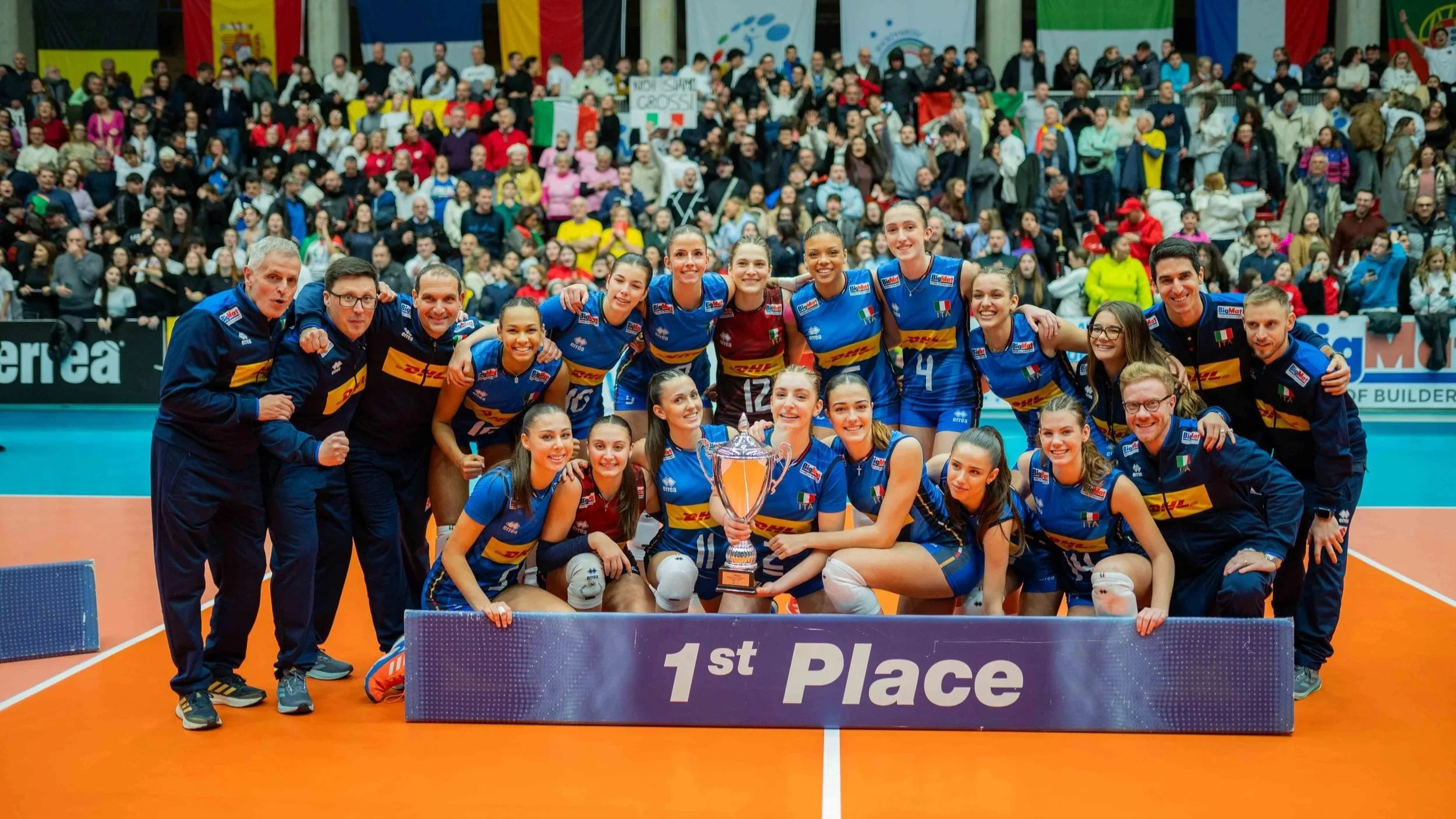 WEVZA U18F, Italia campione a Foggia. Battuto il Belgio 3–1, azzurrine qualificate agli Europei 2026