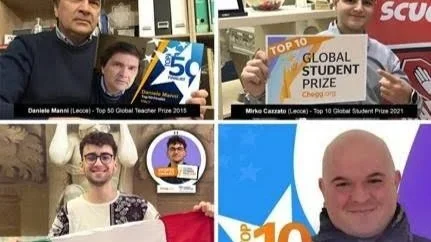 Scuola: in Puglia due Top 10 e due Top 50nei premi più prestigiosi (e ricchi) al mondo