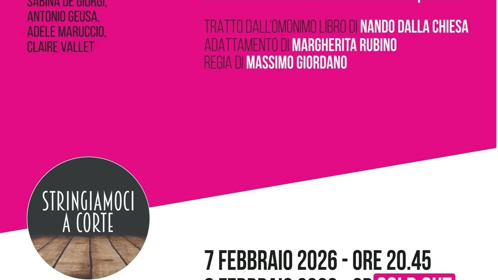 “LE RIBELLI”, DONNE CONTRO LA MAFIA PER AMOREDOPPIO APPUNTAMENTO PER “STRINGIAMOCI A CORTE”&nbsp;