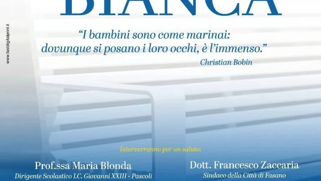 I Lions ed i Leo di Fasano donano una panchina bianca alla scuola “G. Pascoli”