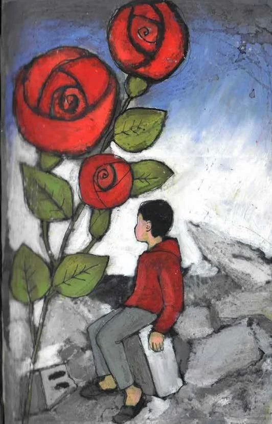 Illustazione “Be my voice – Un diario per Gaza” .jpg