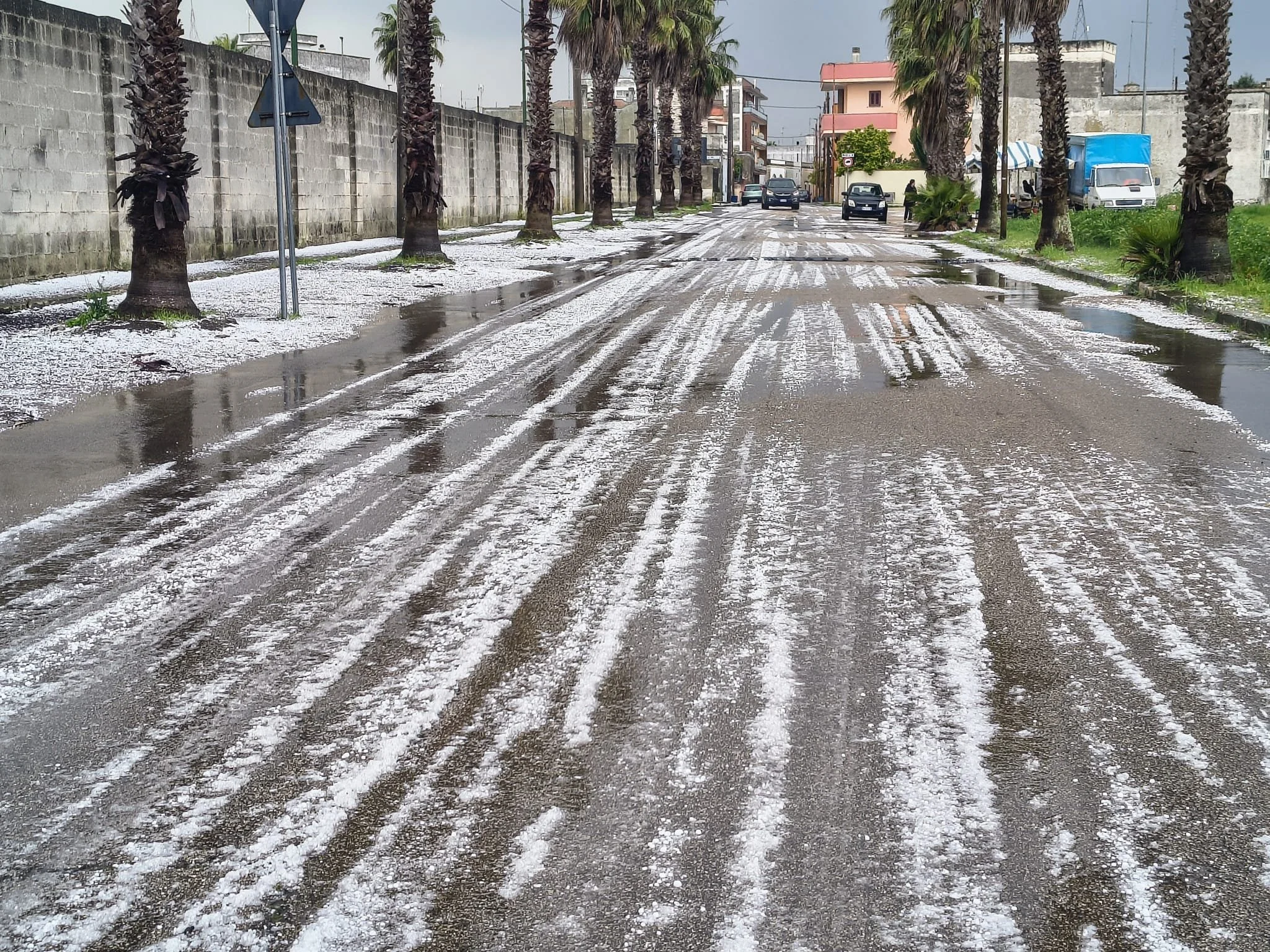 Calimera, cronaca di un’apocalisse bianca: quando la grandine ha cancellato la primavera