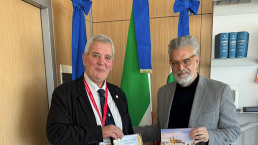 Il Console onorario della Repubblica Ceca Riccardo Di Matteo incontra il Presidente del Consiglio regionale della Puglia, Toni Matarrelli