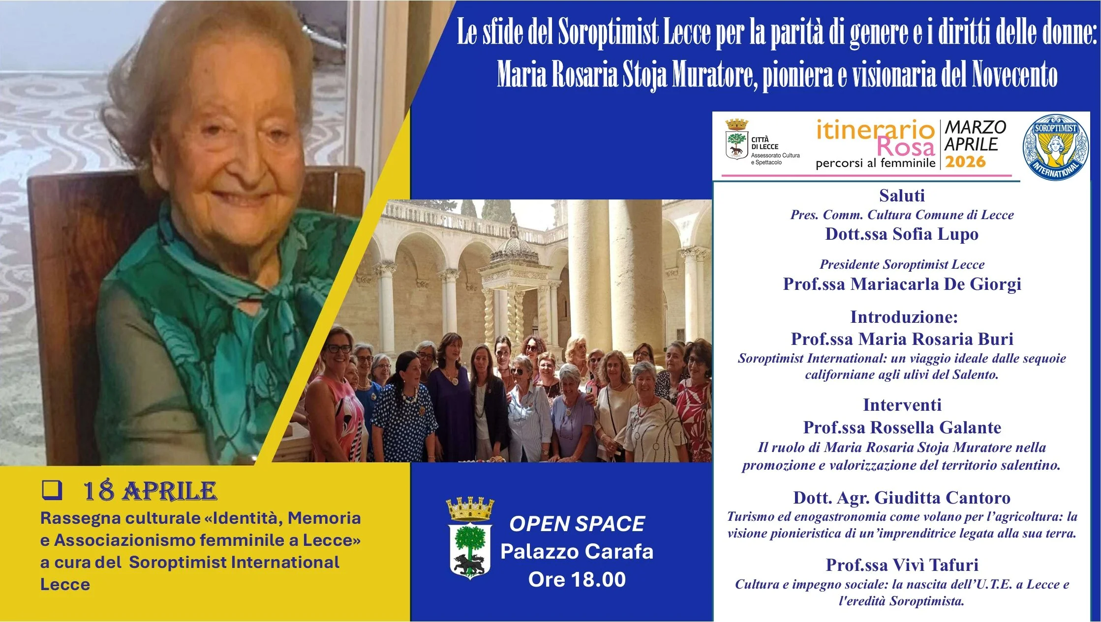 Maria Rosaria Stoja Muratore, pioniera del Novecento a LecceFai clic per insegnare a Gmail che questa conversazione è importante