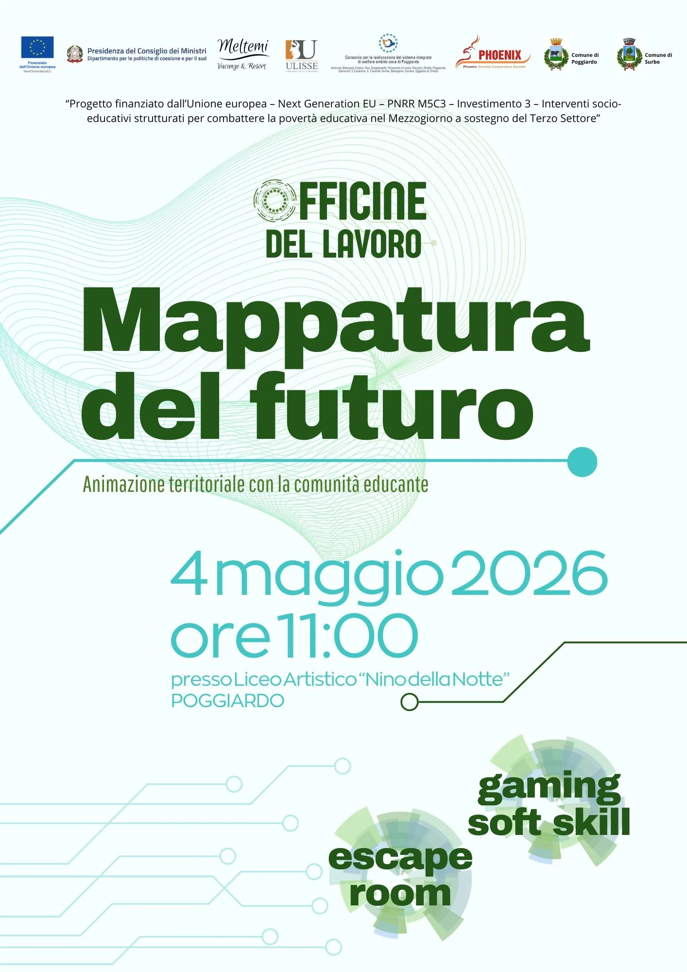 Officine del Lavoro: l’orientamento scolastico a Poggiardo tra Escape Game e ambienti immersivi
