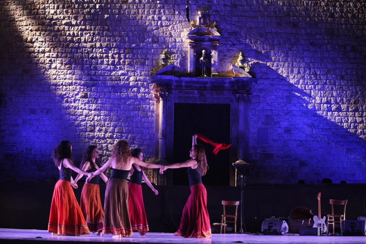 La Compagnia Tarantarte al Festival des Musiques Sacrées du Monde di Fès in Marocco
