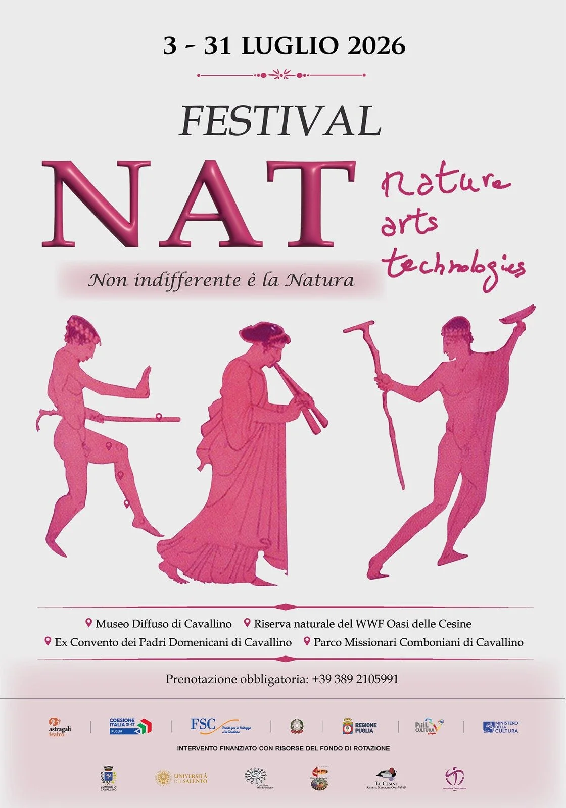 Tutto pronto per la nuova edizione di “NAT- Nature Arts Technologies Festival”, di Astràgali Teatro e dell’ITI Italia, che unisce teatro e natura&nbsp;