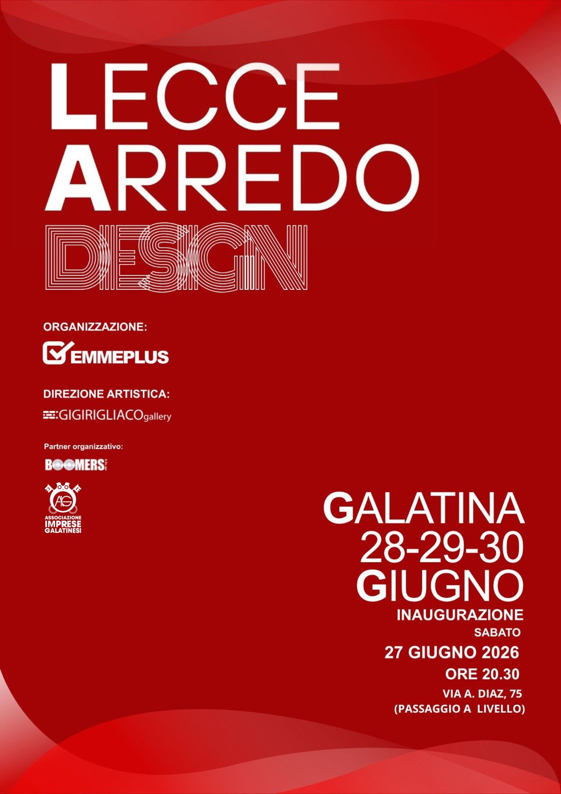 "LECCE ARREDO DESIGN": A GALATINA IN MOSTRA IL TALENTO E LA CREATIVITÀ DEL DESIGN SALENTINO
