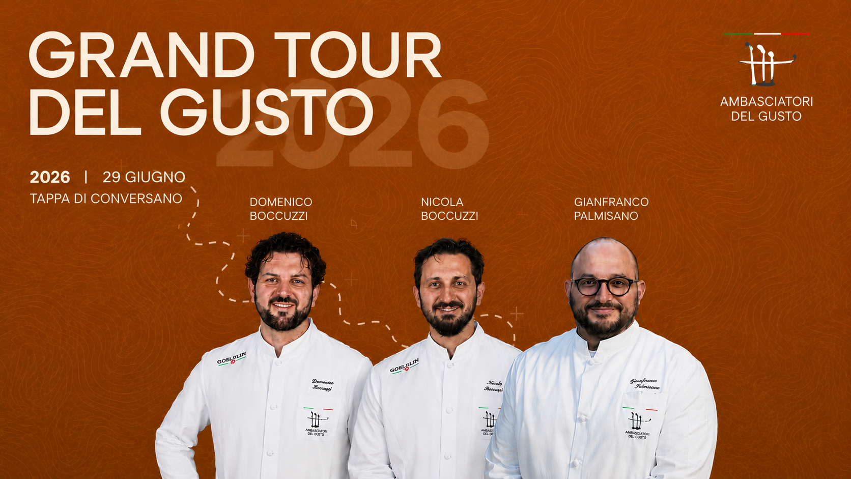 IL GRAND TOUR DEL GUSTO DI ADG FA TAPPA A CONVERSANO: CENA A SEI MANI DA SAPORE PERFETTO