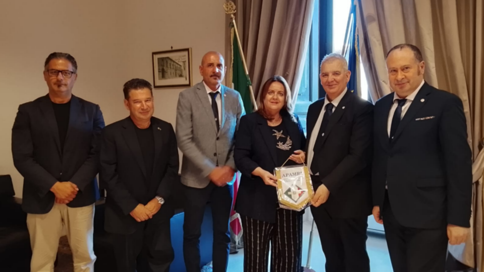 La Delegazione BAT di APAMRI ricevuta dal Prefetto S.E. Dott.ssa Flavia Anania
