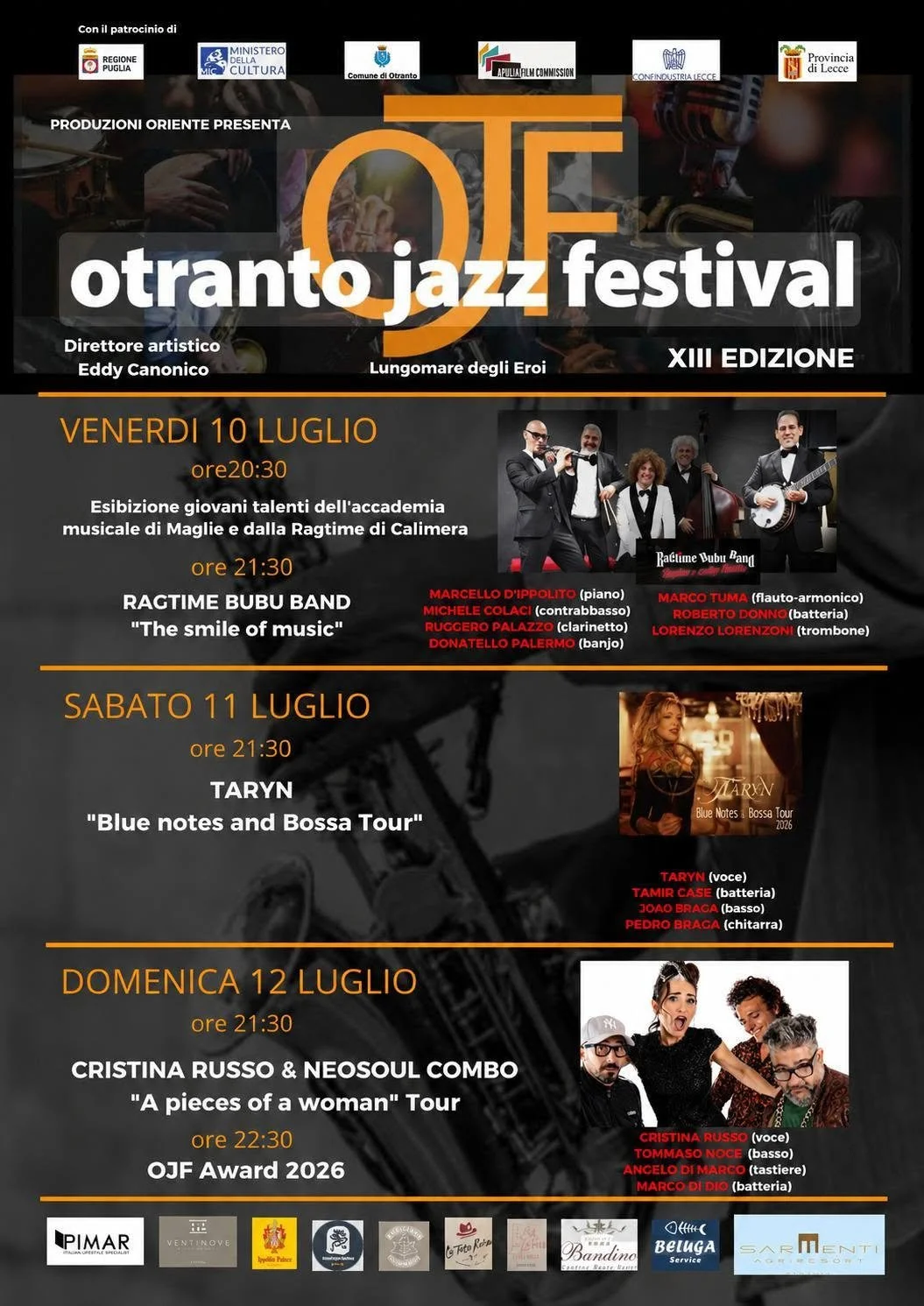 Otranto Jazz Festival, quando la musica diventa il racconto di un territorio: la XIII edizione accende l'estate otrantina 