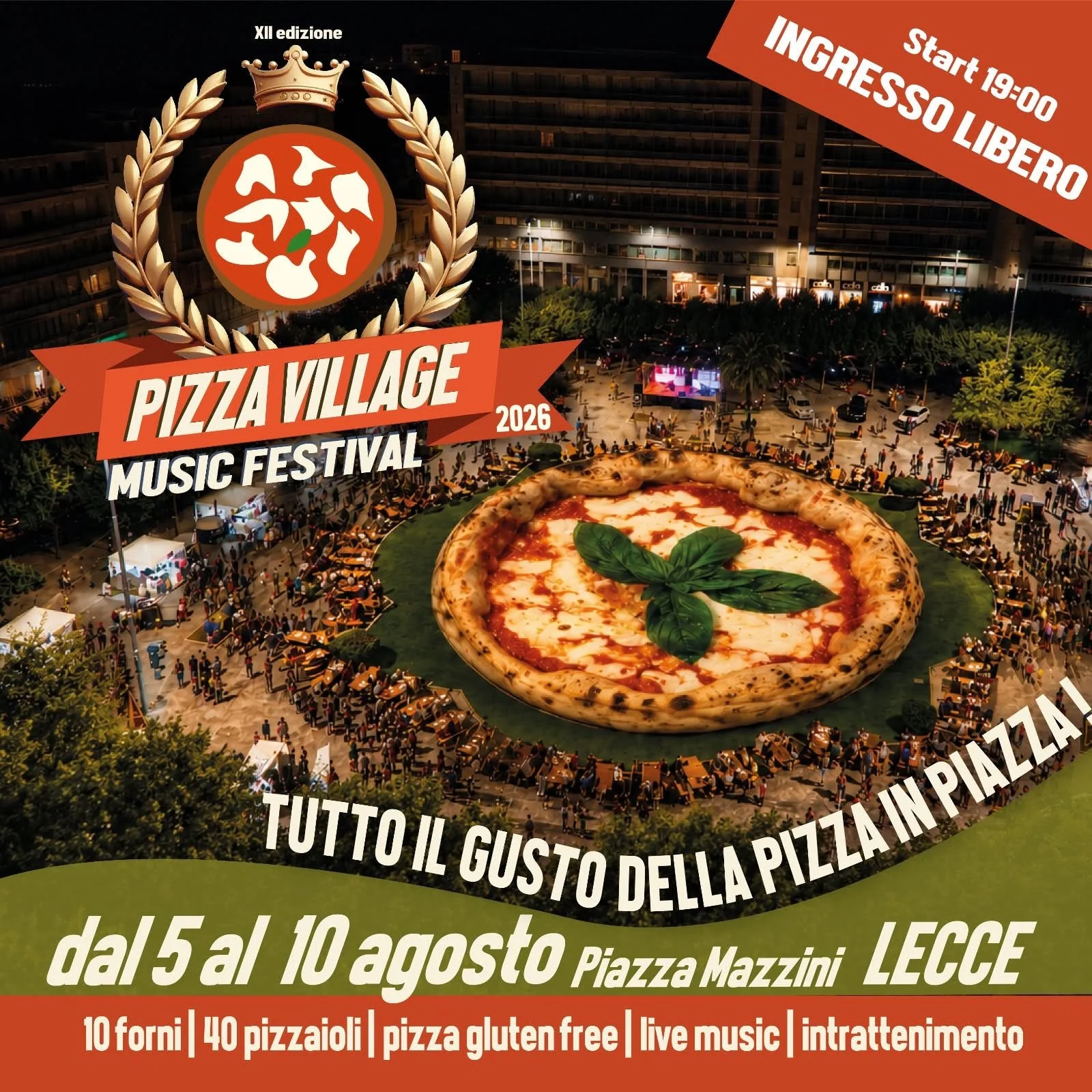 A Lecce continua "Pizza Village Music Festival": domani ospite BARBY DJ