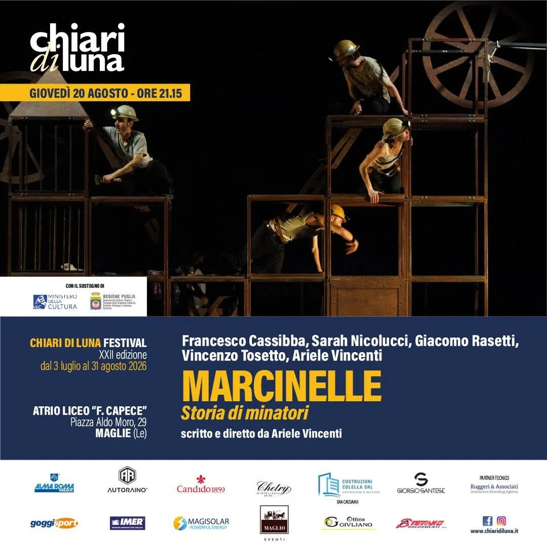 “CHIARI DI LUNA”, UNA STORIA PER RICORDAREIL SACRIFICIO DI QUEGLI UOMINI A MARCINELLE