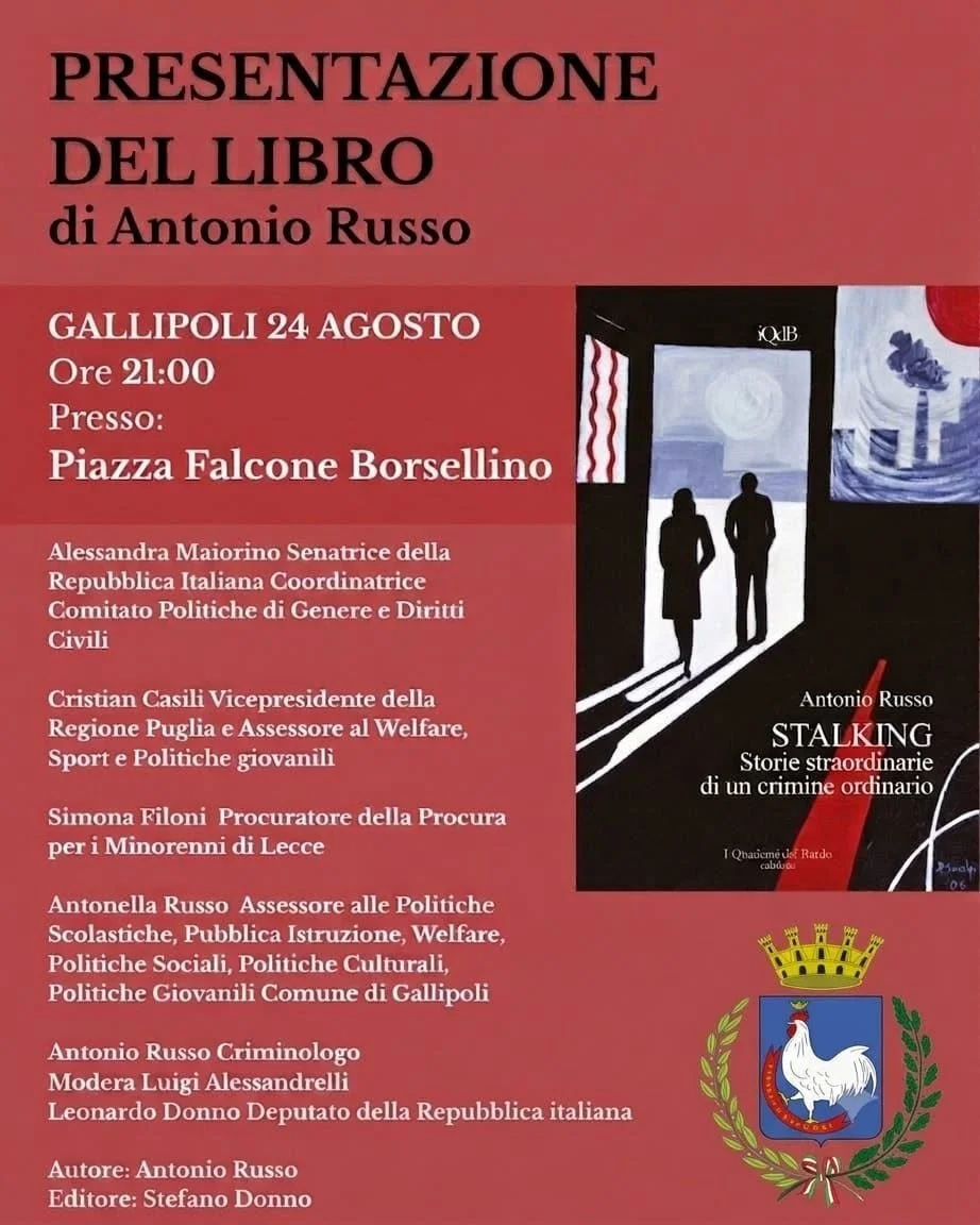 Stalking storie straordinarie di un crimine ordinario. Ovvero lo stalking, un “crimine ordinario” che distrugge vite nel silenzio delle mura domestiche