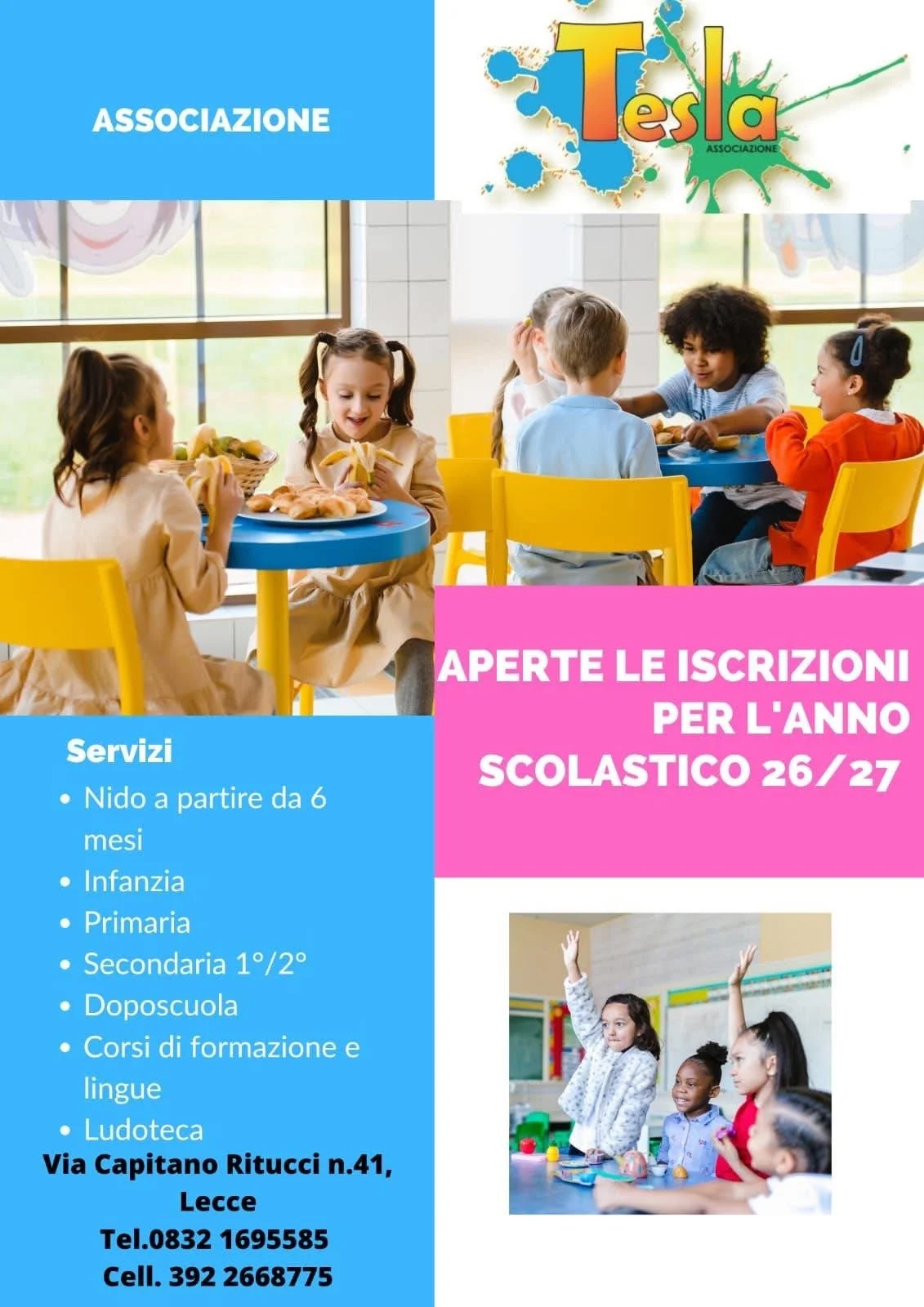 Scuola, sicurezza e crescita: al Centro studi Tesla spazio a psicologia, autodifesa e anti-bullismo. Via alle iscrizioni