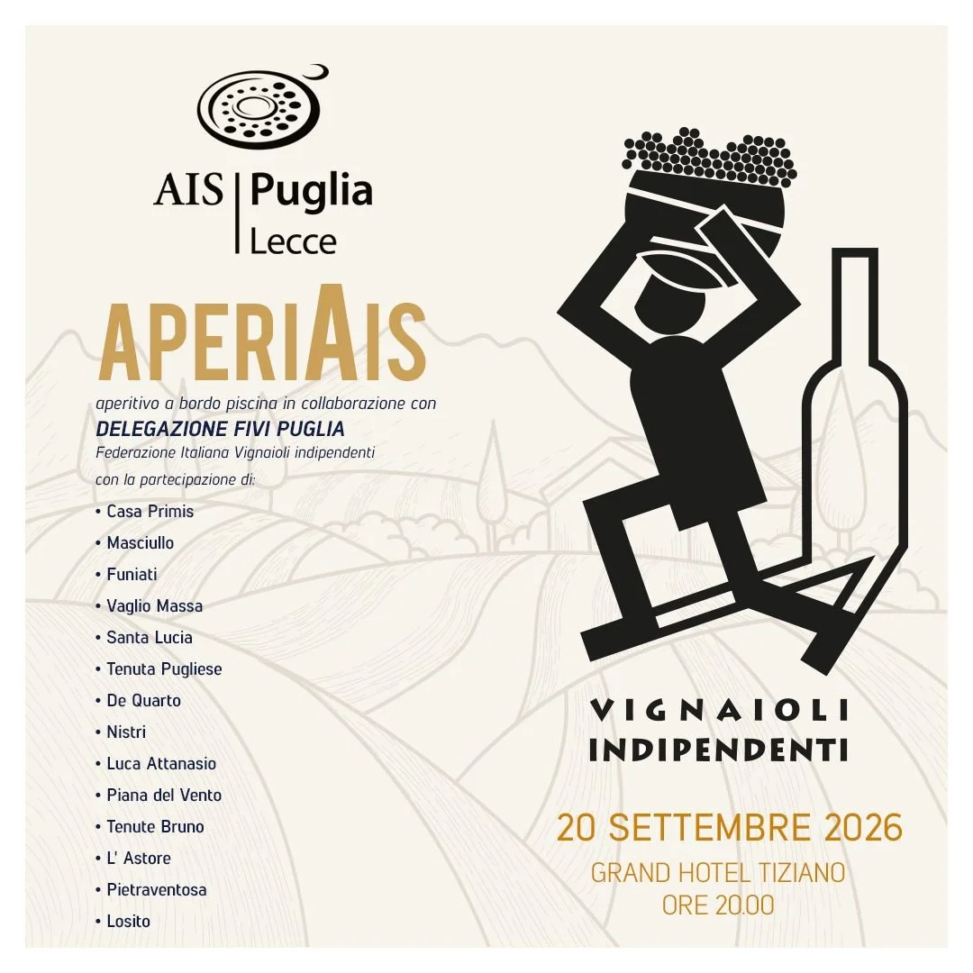AIS Lecce, riprendono le attività della delegazione: domani AperiAIS con produttori e appassionati al Grand Hotel