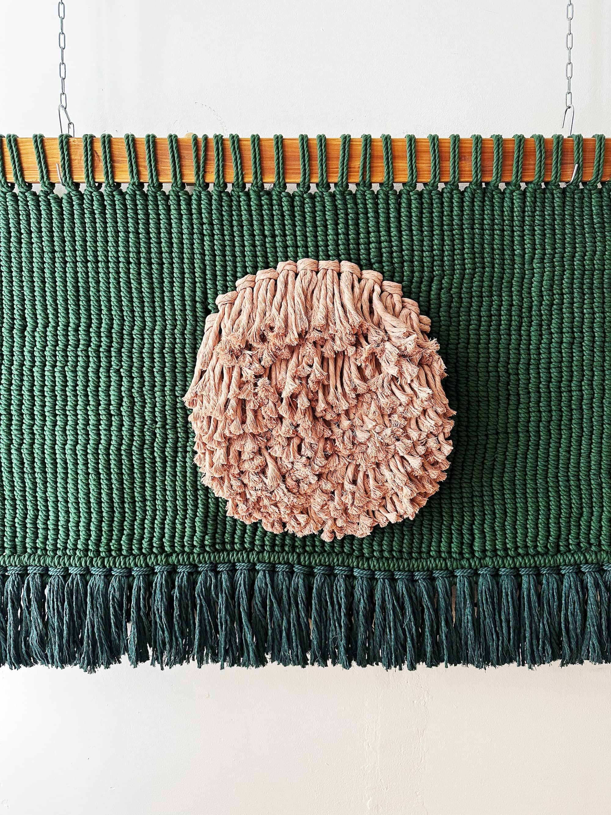 Solar Eclipse | Knotted Wall Tapestry