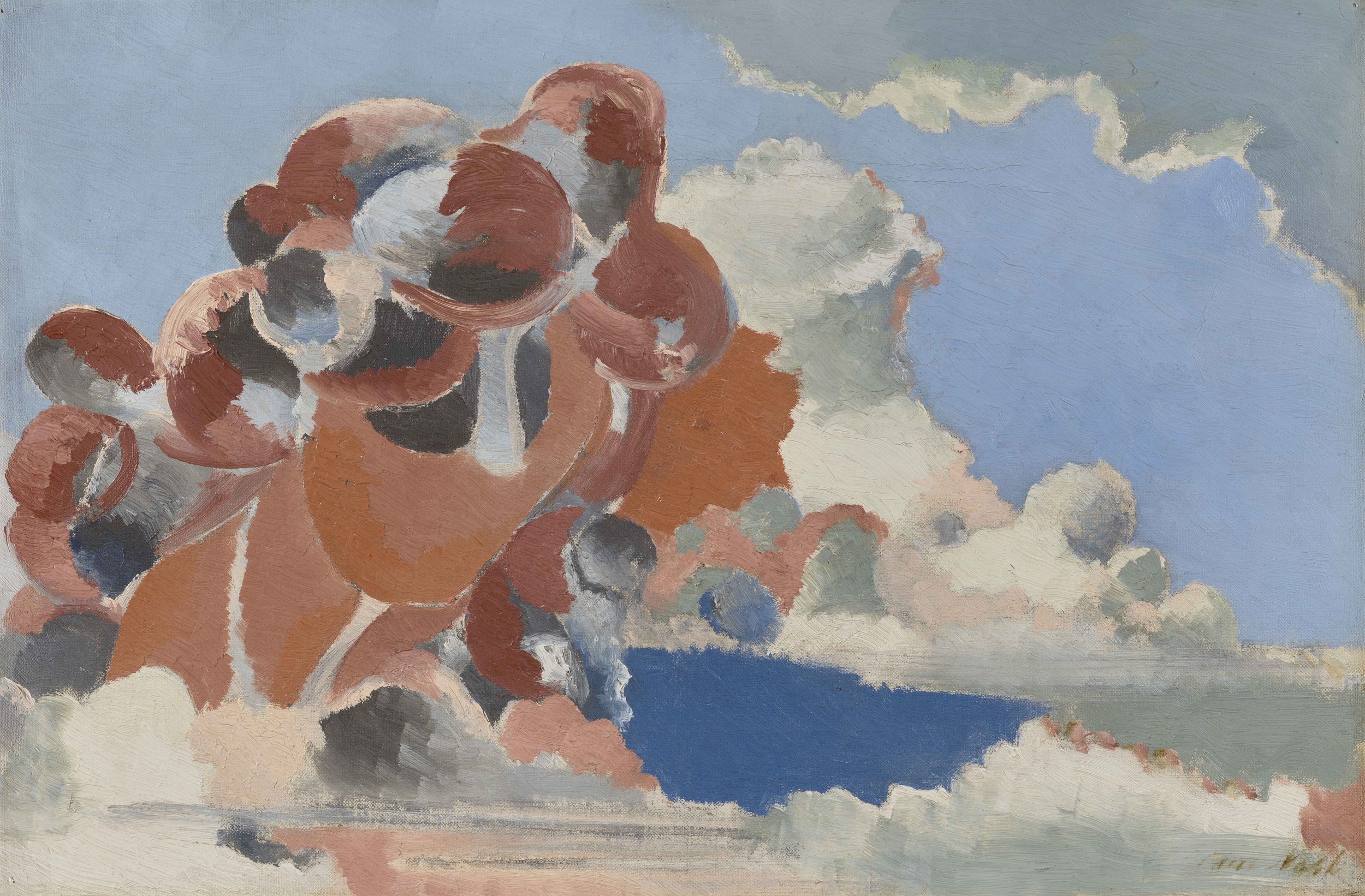 Daniel Katz Gallery: Paul Nash, Cumulus Head (1944), oil on canvas, 60.5 x 40.5cm, signed ‘Paul Nash’ lower right