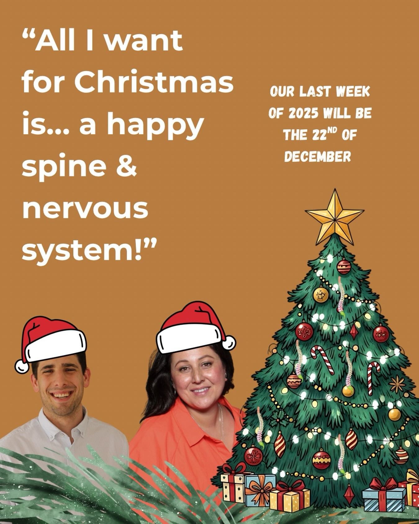 Just like that, it&rsquo;s December!

Only a few weeks left before we close for the year. If we have not seen you for a while, now is the perfect time to get your spine and nervous system checked so you can enjoy every bit of summer ☀️😎

#MahoneyFam