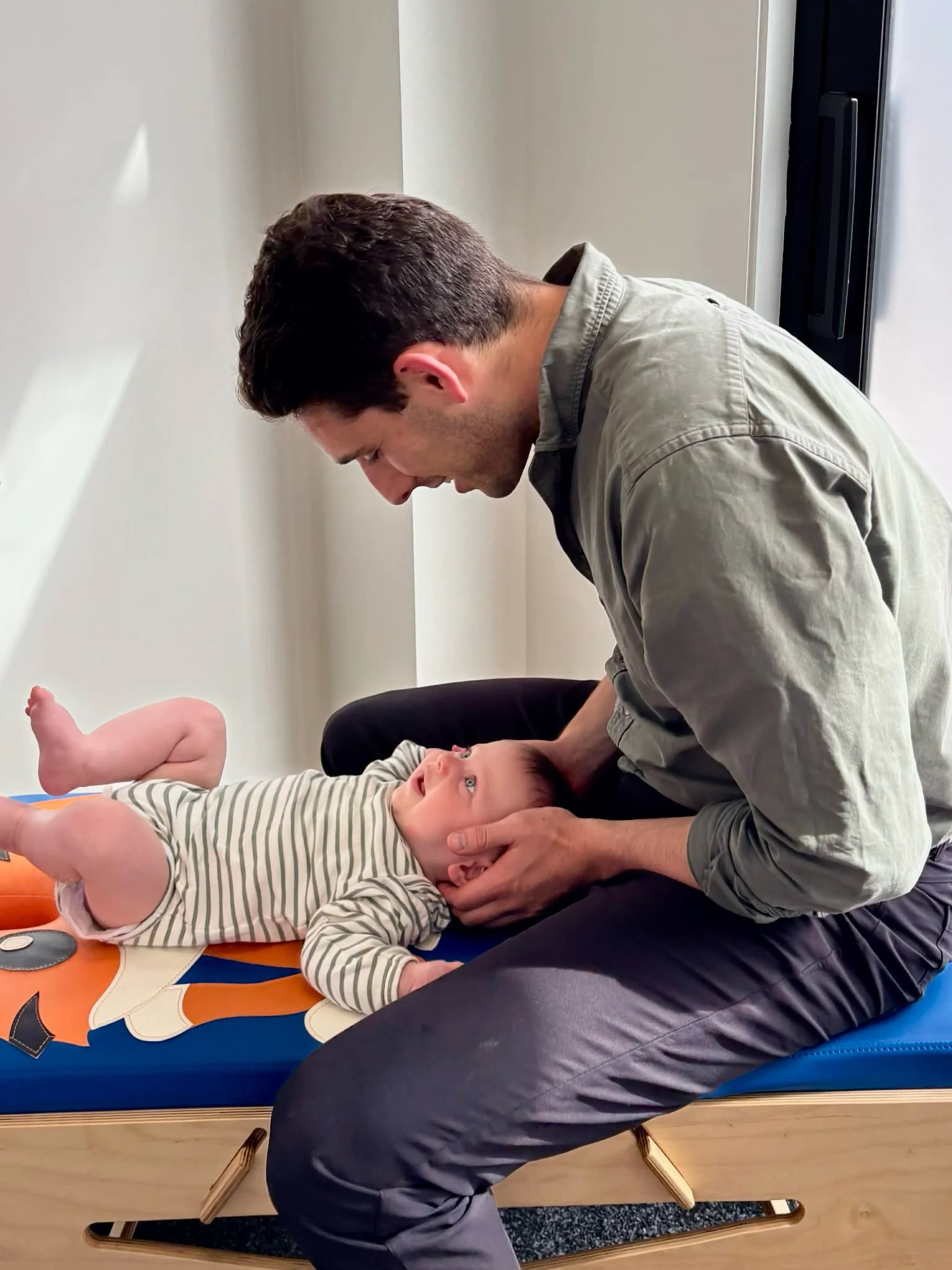 All smiles when you realize it&rsquo;s time for your adjustment. Getting the opportunity to take care of babies and kids is one of the best parts of the job!&nbsp;

Chiropractic care for our little ones is about supporting them as they grow, and help