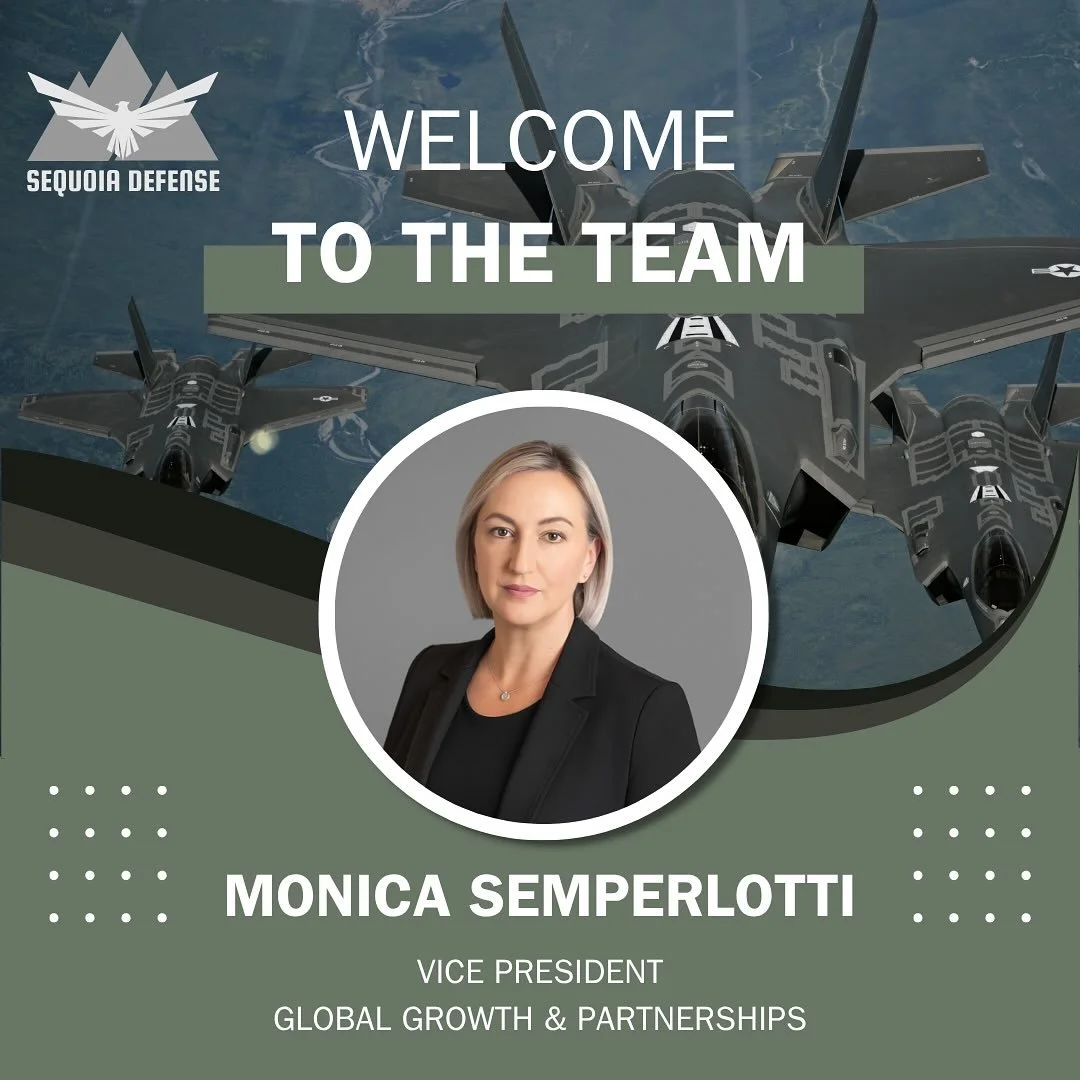 Please join us in welcoming Monica Semperlotti to the #SequoiaDefense team!

Monica joins Sequoia as&nbsp;Vice President, Global Growth &amp; Partnerships, bringing over 20 years of experience in the #Aerospace &amp; #Defense industry. Based between 