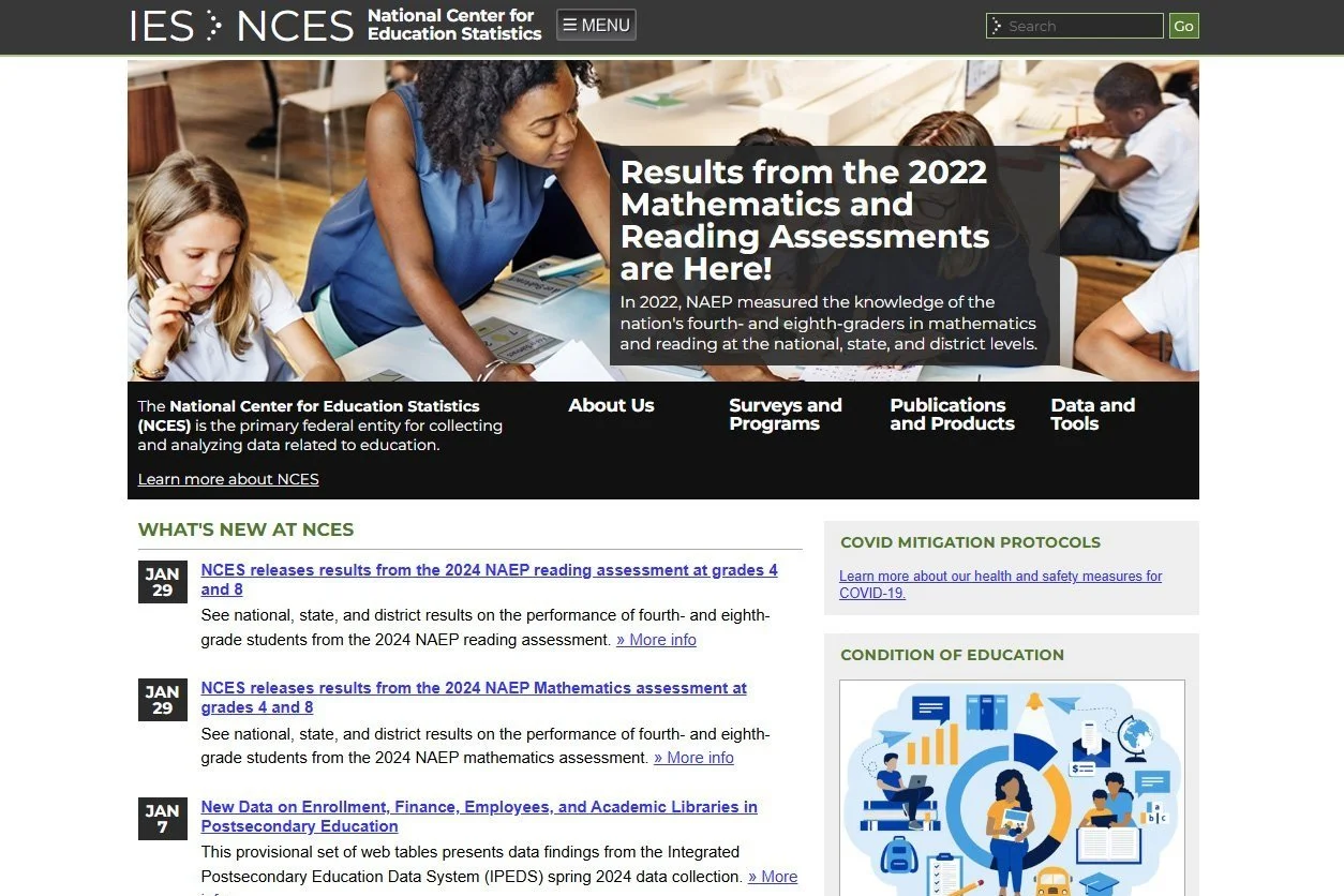 NCES Homepage