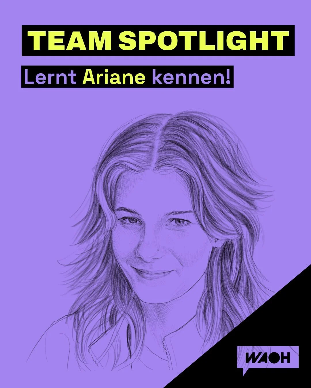 TEAM SPOTLIGHT: Lernt unsere Grafikerin Ariane kennen.
#work #team
#fy #WAOH