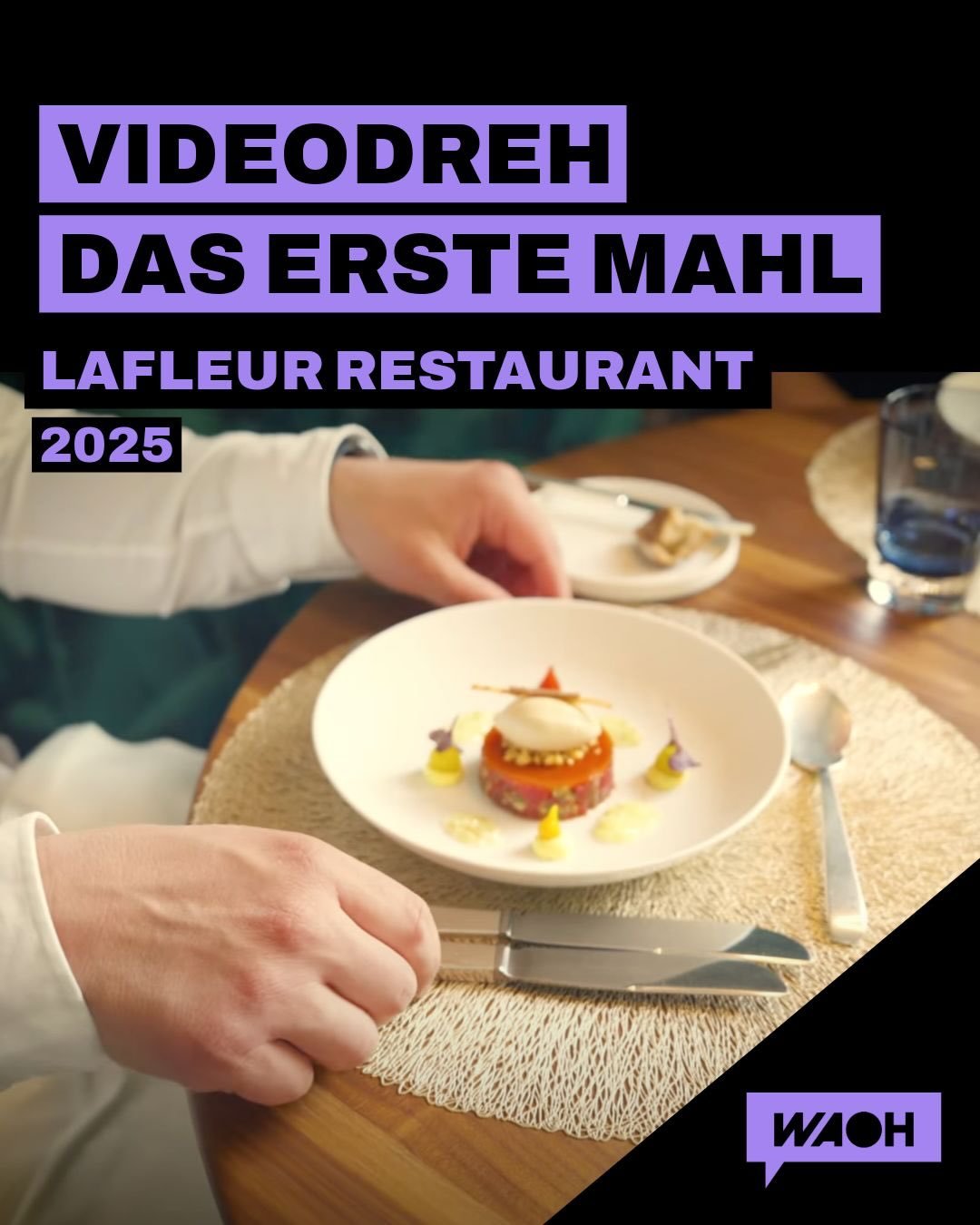 Ein unvergessliches erstes Mahl! 🎉 Wir haben Teilnehmer eingeladen, die noch nie in einem Sternerestaurant waren, und sie zu einem besonderen Abend im Lafleur in Frankfurt eingeladen. 🍽️ Drei G&auml;nge voller Genuss und unvergesslicher Momente! #e